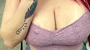 Pretty Girl Swallows Huge Cum After Wet Blowjob On Street