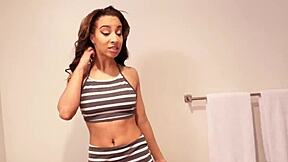 teanna trump's pussy gets fucked doggystyle by step bro with blowjob and big cock