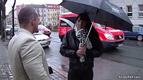 Teeny gets approached on the street and fucked for money!