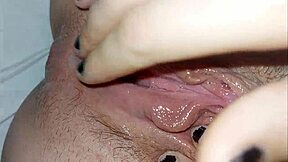 Espectacular cumshot en la vagina argentina de azulhad4