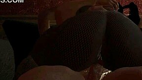 Ebony MILF deepthroats cock at club?