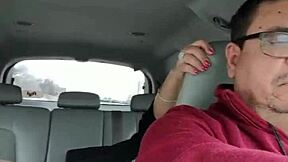 Hey, getting fucked in the backseat by a stranger while my love drives