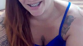 Wife admits cheating on husband, he gets so horny he ejaculates on her tits!