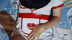 Skinny Colombian Babe Flashes Tits