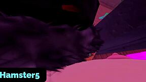 Roblox futa delivers intense blowjob through gloryhole