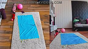 Hot Naked Yoga with Big Ass Spreading