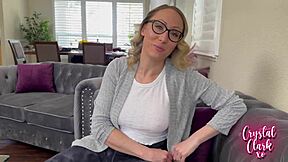 Beautiful Milf Spits and Rides with Hairy Pussy