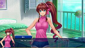 Heroine masturbates in hentai