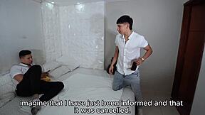 Latina With Perfect Tits Enjoys Two Huge Cocks!