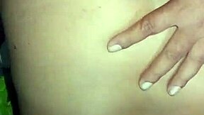 She bends over for doggystyle fingering and blowjob