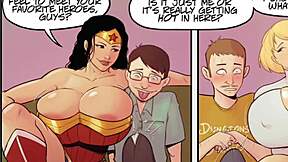 Best of Deilhs Crash and Powergirl and Wonder Woman with huge asses and monster cocks