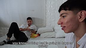 Latina With Perfect Tits Enjoys Two Huge Cocks!