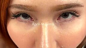 april-maxima gives blowjob to customer on street