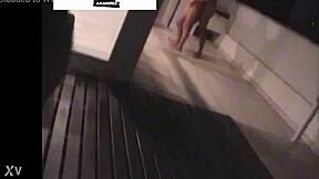 Latina Caught Fucking Hard On Hidden Cam At Balcony Party