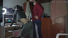 i can't believe how hot alubna is while getting pounded during chores.