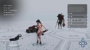 Stellar blade nude mod playthrough continues with cute 3d anime hentai in part 5. Sexy outfit revealed.