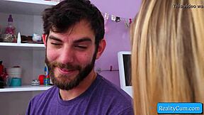 Sexy Teen Blonde Natalie Knight Gets Juicy Pussy Fingered and Gives Amazing Blowjob