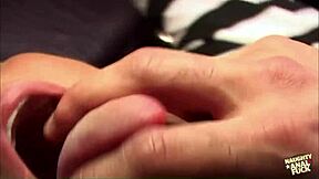 Gorgeous Brunette Milf Kate Jones Bent Over In Stockings For Intense Anal Pleasure.