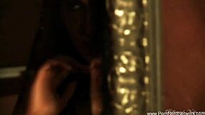 Hey, doesn't this Indian woman look stunning dancing naked on bed?