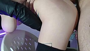 Fucking my curvy stepsister doggystyle with monster cock