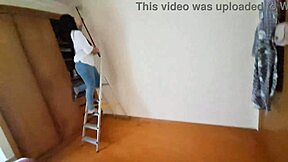 Latina Maid Seduced With Massage For Creamy Pussy