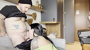 meeting the tattooed brunette