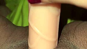 Latina Masturbates with Brother's Dildo Gift