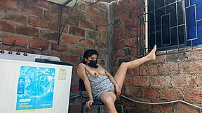 My Slutty Neighbor Flashes Pussy Under Dress While Shaking Ass in Garden