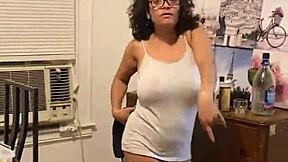 anna maria mature latina doing what she loves!