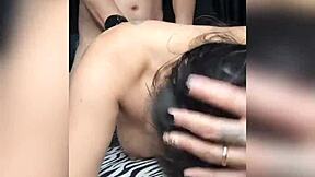 my stepdad spies on me in the shower, then we go hard in my room