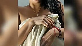 my stepdad spies on me in the shower, then we go hard in my room