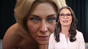 AI-Generated Story of a Mom and Stepson Playing Football