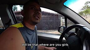 A Pair Of Latinas Use Their Big Asses To Attract Clients And Then Fuck Them - Melany Latina