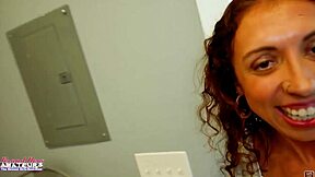 Mercedez Deepthroats Big Cock and Swallows Cum