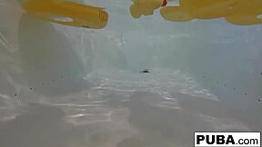 sexy nadia takes a bath with some rubber duckies