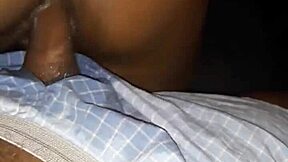 ebony cowgirl rides black dick hard