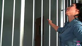 After Pissing In Public He Got Banged By The Super Sexy Female Police Officer