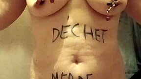 Milf Slave Slaps Herself In Humiliating Toy Session?