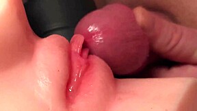 Her virgin pussy felt so tight during first time close up sex.