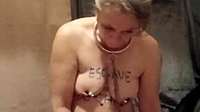 Milf Slave Slaps Herself In Humiliating Toy Session?