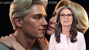 AI-Generated Story of a Mom and Stepson Playing Football