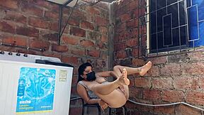 My Slutty Neighbor Flashes Pussy Under Dress While Shaking Ass in Garden