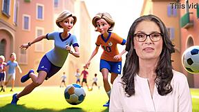 AI-Generated Story of a Mom and Stepson Playing Football