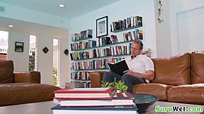 Stunning Busty Blonde Masseuse Gives Client Intense Wet Naked Nuru Massage And Monster Cock Fuck - Clarke Kent River Lynn