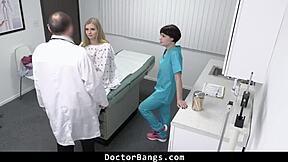 i think the doctor and nurse gave her the special treatment for the teen patient