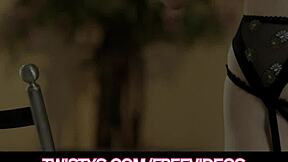 samantha bentley fills both holes with toys and cums hard