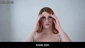 Big Ass Redhead Bess Breast Films Hot Sextape For Cash!