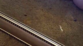 feeling the anal plug insertion while masturbating with g-spot vibrator