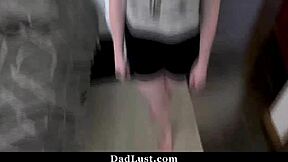 Horny Redhead Pops Pussy For Stepdad In Provocative Roleplay