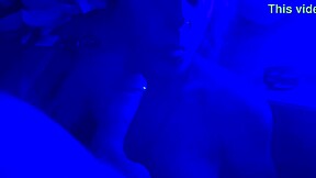 i took my slave to the nightclub for a sloppy facefuck, licking balls and blowjob in the dark.